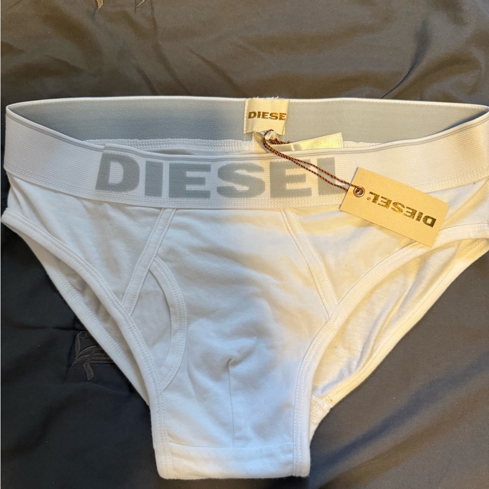 Diesel Men's White Briefs